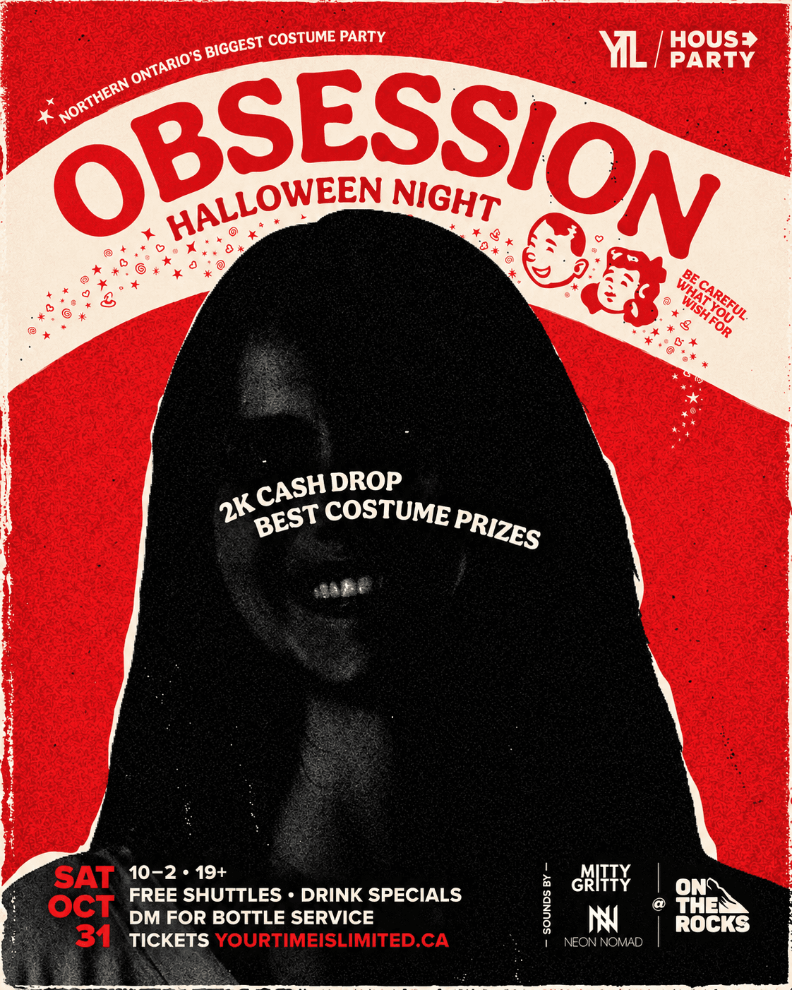 Obsession: Halloween Night official event poster